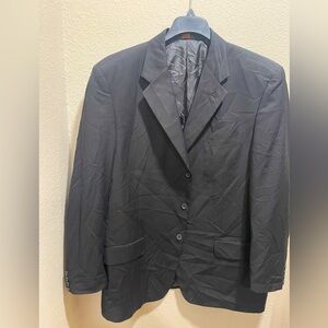 Martino Men's UOMO MODO Black Blazer Jacket 44r